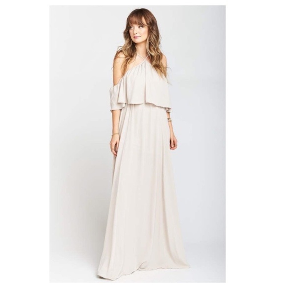 Show Me Your Mumu NWOT Rebecca Ruffle Maxi Dress